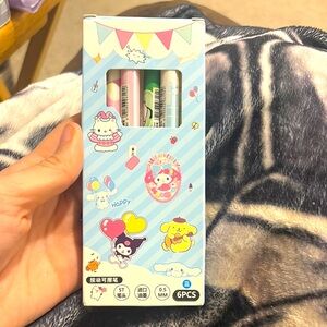 NWT Sanrio characters 6pcs pen set